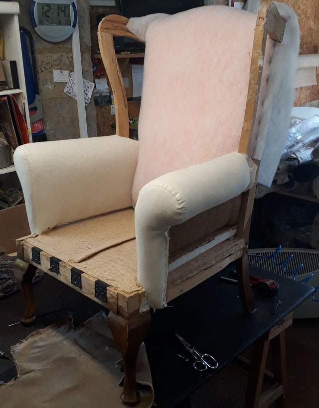 Wing chair upholstery company