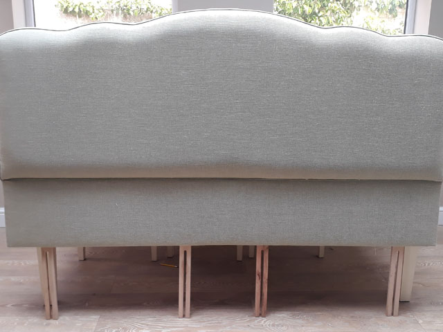 Upholstered headboards Cirencester upholstery company Gloucestershire
