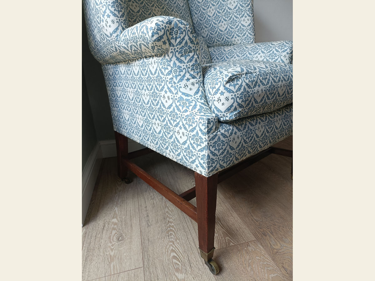 Howard & Sons Wing chair for sale